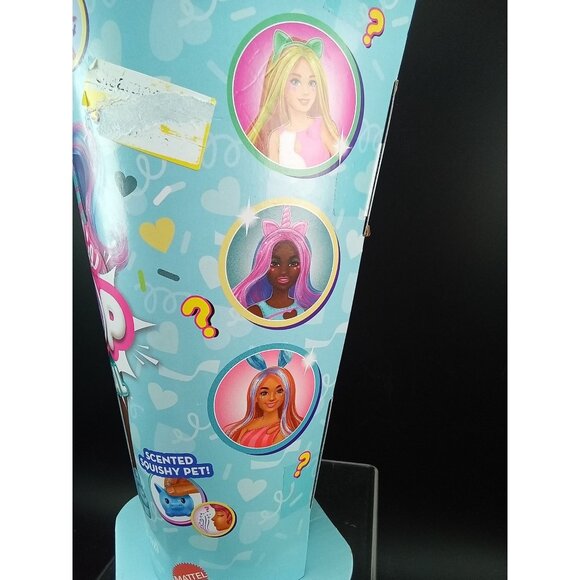 Barbie Pop Reveal Doll Unicorn-Themed With Color Change Feature & 8 Fun Surprise - Picture 2 of 4